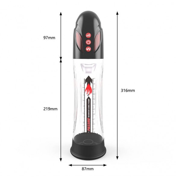 Intelligent High-Vacuum Penis Pump (Chargeable - Black) Intelligent High-Vacuum Penis Pump (Chargeable - Black)